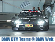 BMW Welt: BMW DTM-Fahrer stellen ihre neuen Fahrzeuge am 6.4.2013 vor (©Foto: Martin Schmitz)